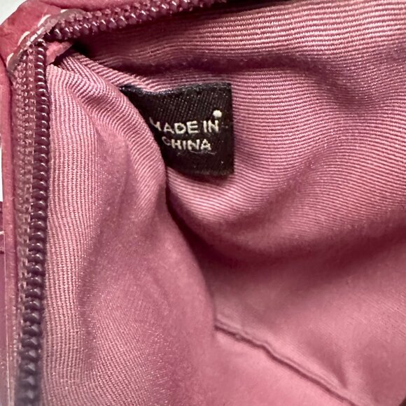 COACH Vintage Hampton Silver Buckle Currant Leather Large Skinny Wristlet - Picture 4 of 12